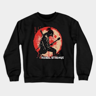 Rock Revolt: Shredding the Silence Crewneck Sweatshirt